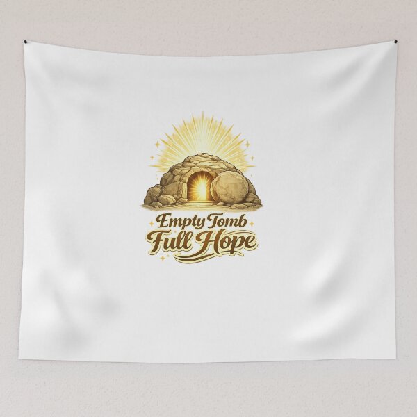 Item preview, Empty Tomb Full Hope Christian Easter Resurrection Design designed and sold by StyleLap.