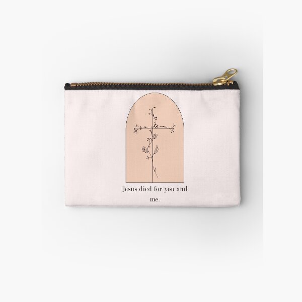 Item preview, Jesus Died for You and Me ~ Christian Quote designed and sold by ArtsieChristian.