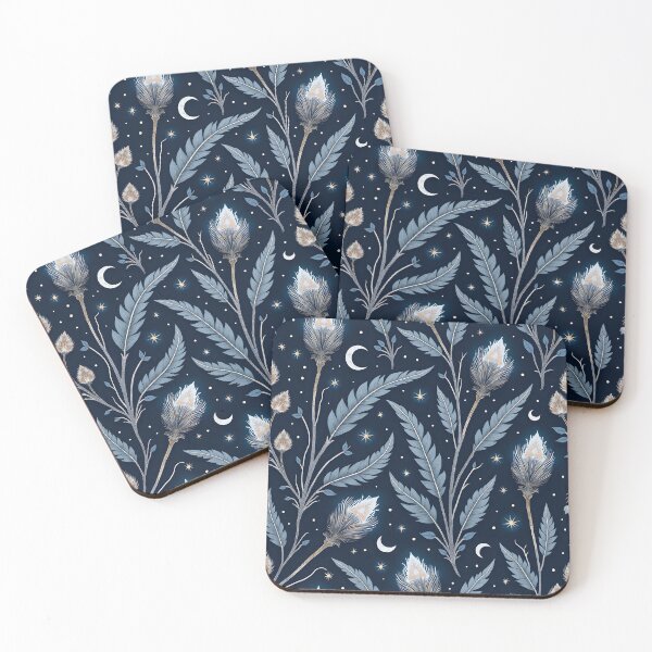 Item preview, Fantasy Botanical Collection – Night Garden Pattern designed and sold by HeartlingStudio.