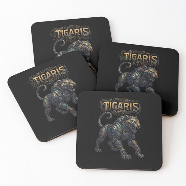 Item preview, Tigaris – Robotic Tiger Futuristic Mech Design | Cybernetic Apex Predator, AI Tech Beast, Mechanical Wild Cat designed and sold by Typologystudios.