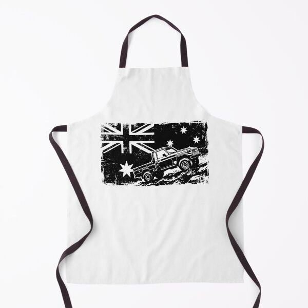 Item preview, Land Cruiser 70 Series Pickup FJ75 Australian Flag 4x4 Heritage Graphic designed and sold by Off-Road-Zone.