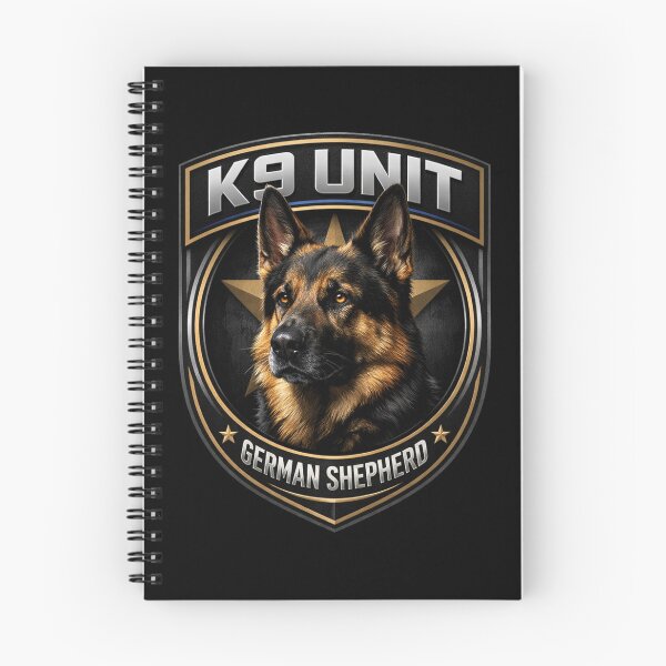 Item preview, K9 Unit German Shepherd Badge – Police K9 Dog Star Design, Working Dog Gift, Law Enforcement  designed and sold by 486DesignCo.