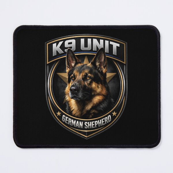 Item preview, K9 Unit German Shepherd Badge – Police K9 Dog Star Design, Working Dog Gift, Law Enforcement  designed and sold by 486DesignCo.