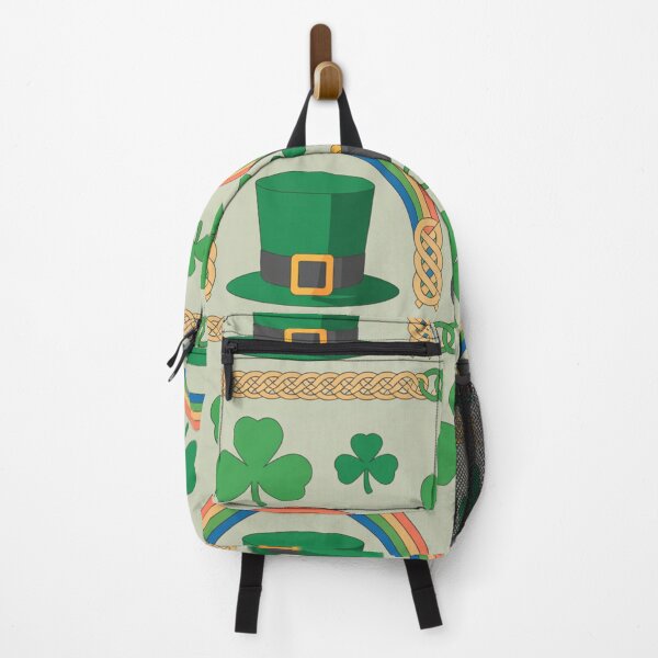 Item preview, St. Patrick's Day Seamless Pattern – Leprechaun Hats, Rainbows & Shamrocks designed and sold by Midnight Veil Designs.