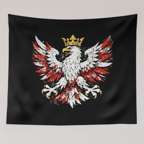 Item preview, Polish Eagle Polska Coat of Arms Grunge Design Gold designed and sold by Pineapple-Tree.