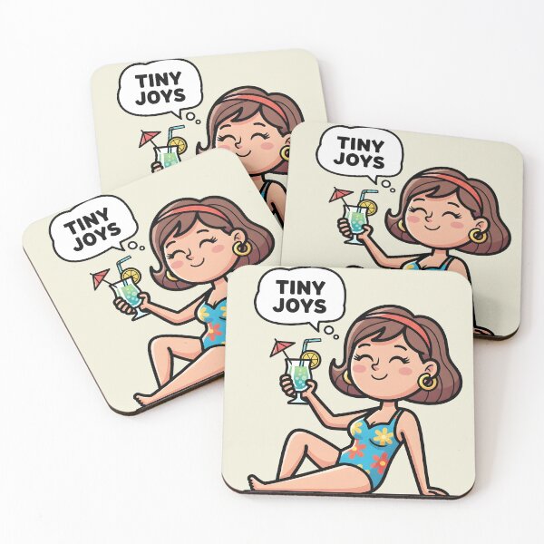 Item preview, Tiny Joys – Relaxed Beach Mom Self Care Design designed and sold by Sea Gem.