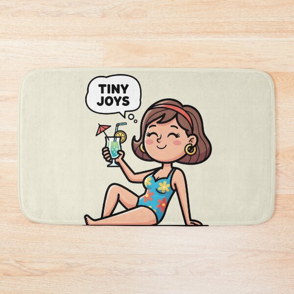 Item preview, Tiny Joys – Relaxed Beach Mom Self Care Design designed and sold by Sea Gem.