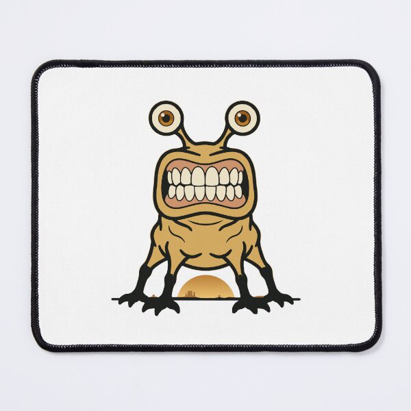 Item preview, Funny yellow alien monster with big teeth designed and sold by AdCoL.
