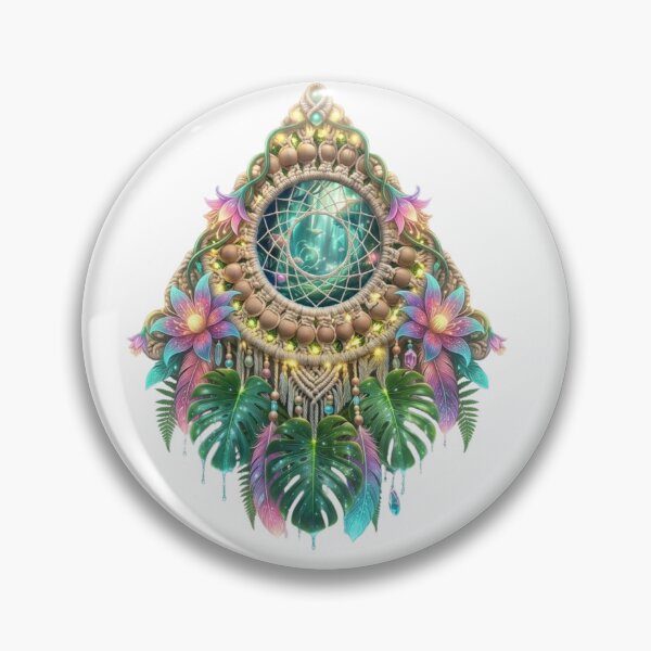 Item preview, Boho Amulet – Tropical Magic Dreamcatcher T-Shirt designed and sold by MerchlyMike.