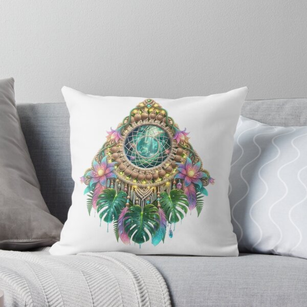 Item preview, Boho Amulet – Tropical Magic Dreamcatcher T-Shirt designed and sold by MerchlyMike.