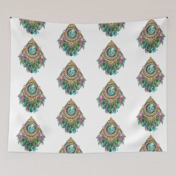 Item preview, Boho Amulet – Tropical Magic Dreamcatcher T-Shirt designed and sold by MerchlyMike.