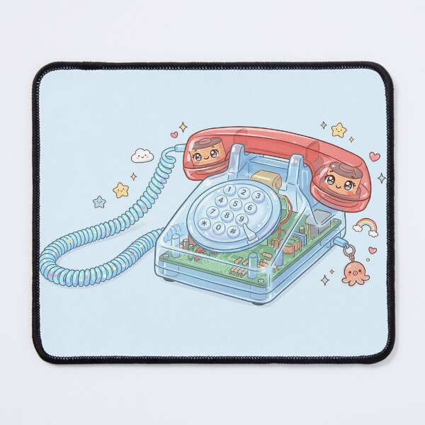 Item preview, Transparent Retro Phone 90s Aesthetic designed and sold by LMDIGITAL6.