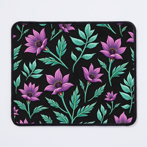 Item preview, Fantasy Botanical Collection – Purple Floral Pattern designed and sold by HeartlingStudio.