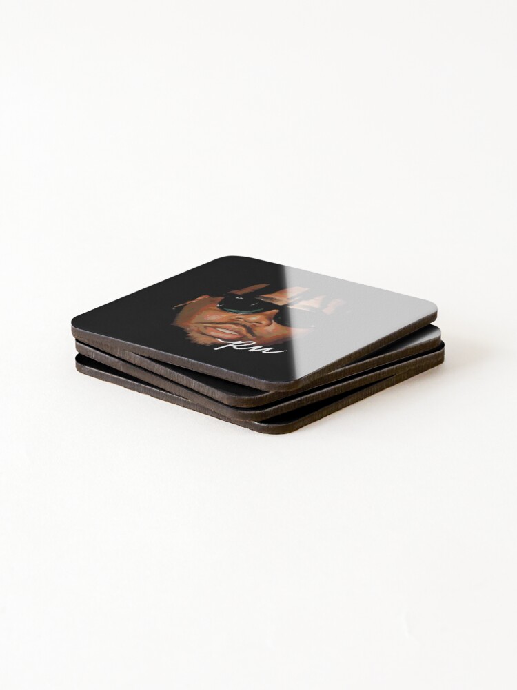 Thumbnail 4 of 5, Coasters (Set of 4), Rod Wave Rapper designed and sold by Alhkimi.