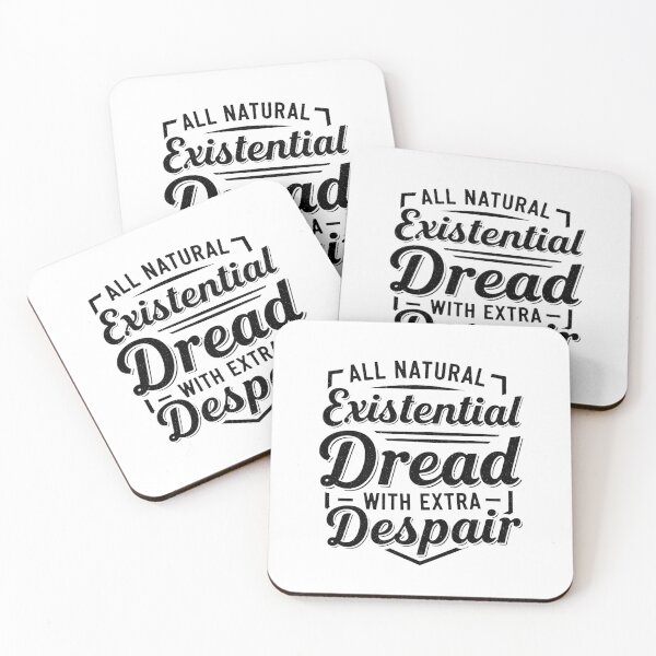 Item preview, All Natural Existential Dread – Retro Funny Statement  designed and sold by Pollock.