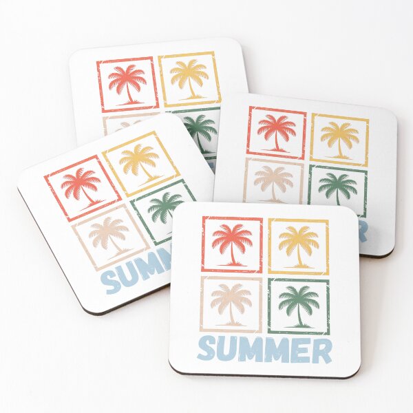 Item preview, Summer pastel palm trees minimal beach design designed and sold by CleanDecor.