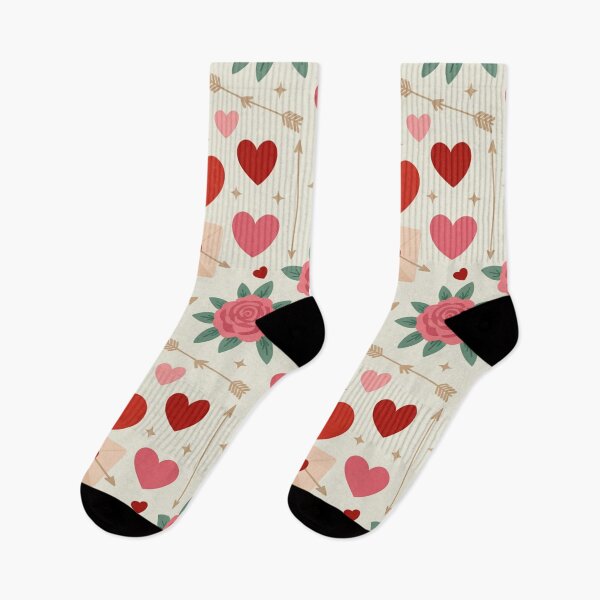 Item preview, Valentine's Day Seamless Pattern – Hearts, Roses & Cupid designed and sold by Midnight Veil Designs.