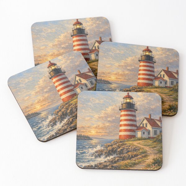 Item preview, West Quoddy Lighthouse Maine designed and sold by Halifaxartguy.