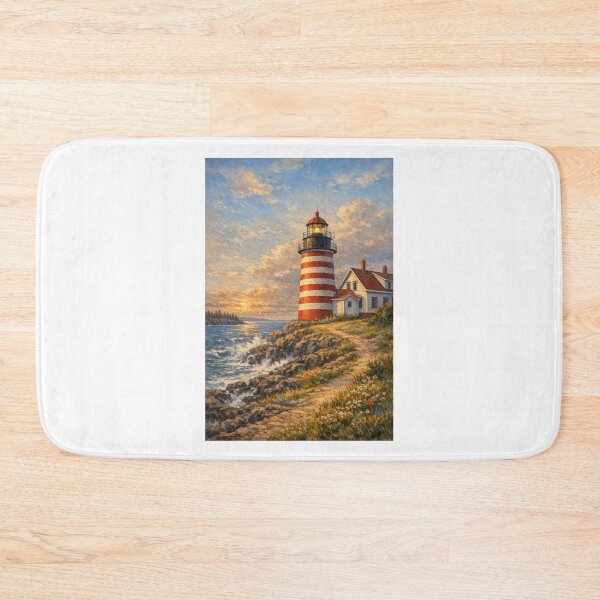 Item preview, West Quoddy Lighthouse Maine designed and sold by Halifaxartguy.