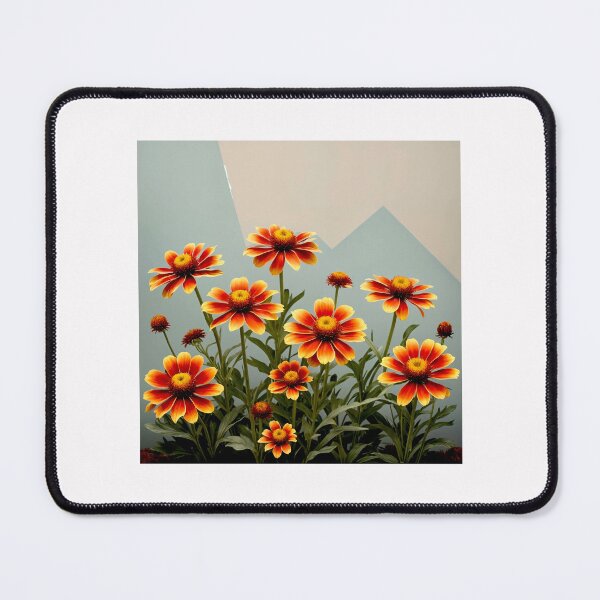 Item preview, Minimalist Fire in Bloom , Gaillardia Fanfare in Harmony #7 designed and sold by Helios Be. Lavsh.