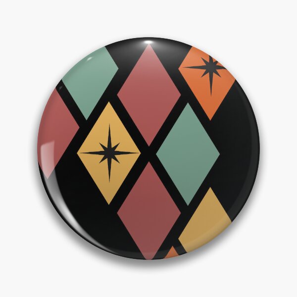 Item preview, MCM Multicolor Diamond Harlequin Star Pattern designed and sold by Vileprint.