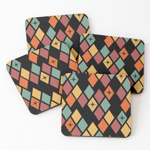 Item preview, MCM Multicolor Diamond Harlequin Star Pattern designed and sold by Vileprint.
