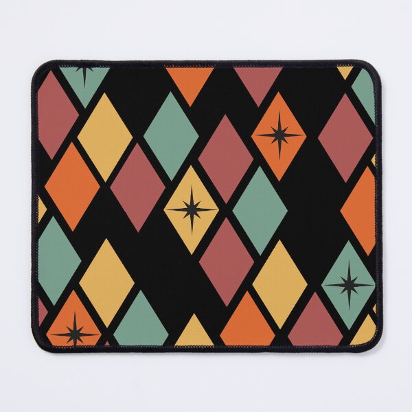 Item preview, MCM Multicolor Diamond Harlequin Star Pattern designed and sold by Vileprint.