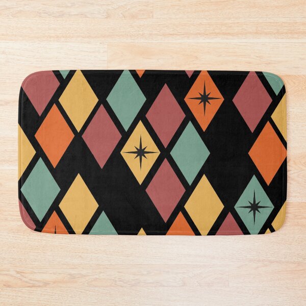 Item preview, MCM Multicolor Diamond Harlequin Star Pattern designed and sold by Vileprint.