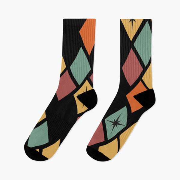 Item preview, MCM Multicolor Diamond Harlequin Star Pattern designed and sold by Vileprint.