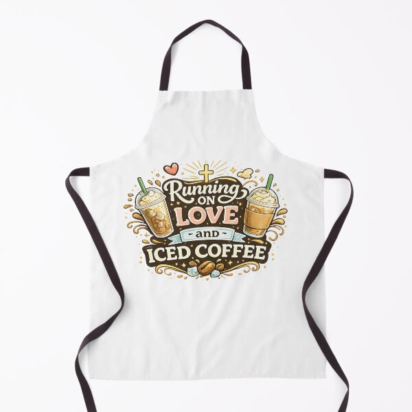 Item preview, Running on Love and Iced Coffee Funny Mom Design designed and sold by StyleLap.