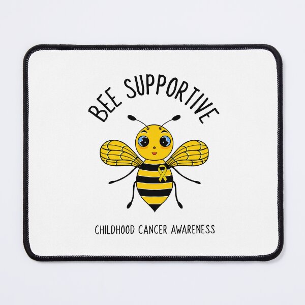 Item preview, Bee Supportive Childhood Cancer Awareness designed and sold by Sartoris Art.