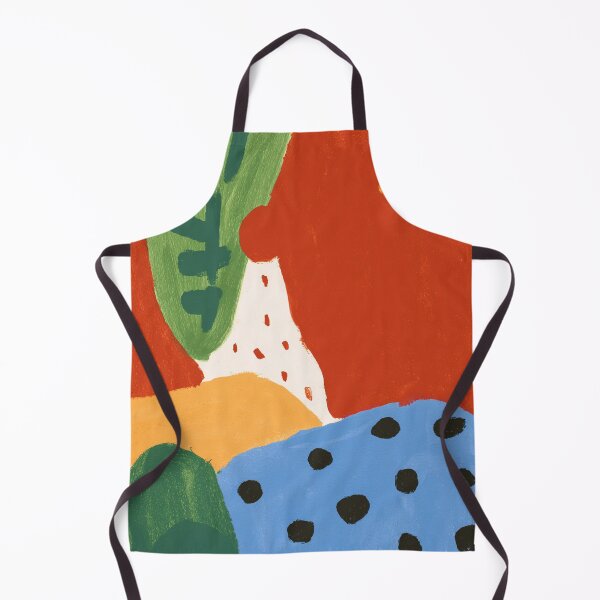 Item preview, Abstract Desert Landscape Colorful Modern Shapes Mid Century designed and sold by trajeado14.