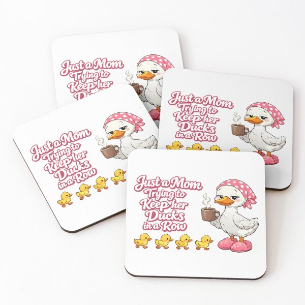 Item preview, Just a mom trying to keep ducks in a row designed and sold by HandicraftArt.