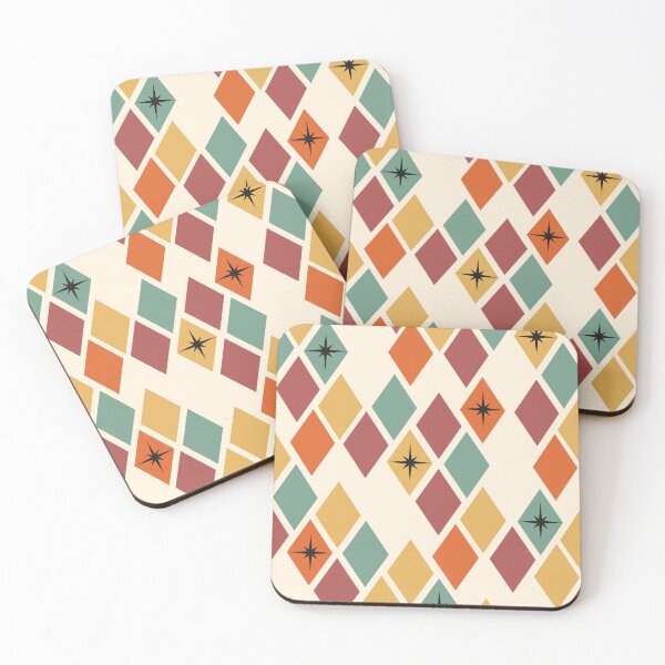 Item preview, MCM Multicolor Diamond Harlequin Star Pattern designed and sold by Vileprint.