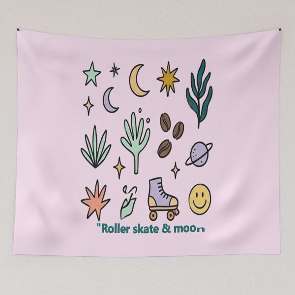 Item preview, roller coaster plants twigs doodle art designed and sold by  Mudikeys.
