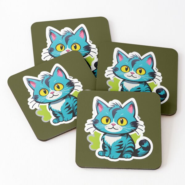 Item preview, Kawaii Blue Kitten designed and sold by tim tal.