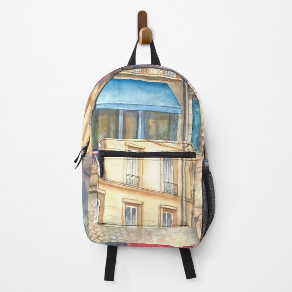 Item preview, Charming Paris Cafe Street Scene designed and sold by Katherine Miller Art.