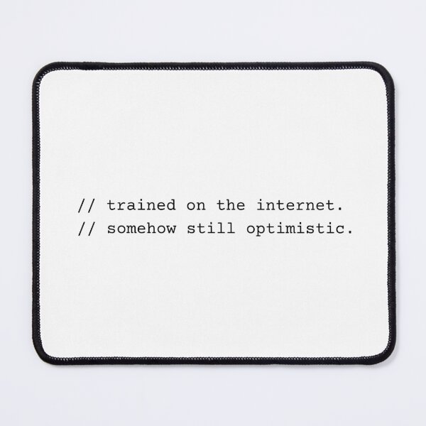 Item preview, Trained on the Internet — Funny AI Humor T-Shirt designed and sold by SudoHumor.
