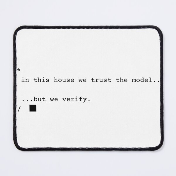 Item preview, Trust But Verify — Funny AI Developer Humor T-Shirt designed and sold by SudoHumor.