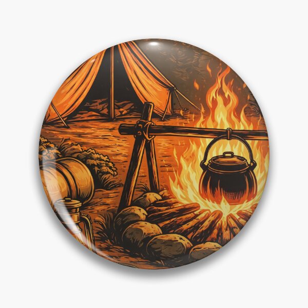 Item preview, Camping Campfire Scene designed and sold by solenith.