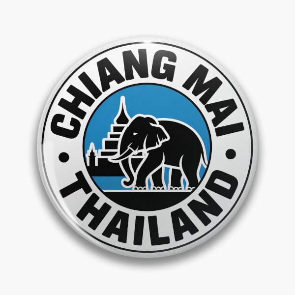 Item preview, Chiang Mai Thailand Elephant Temple Travel Sticker designed and sold by pod24.