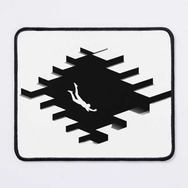 Item preview, The Digital Abyss – Psychological Geometry – Negative Space Art designed and sold by Phetuvov.
