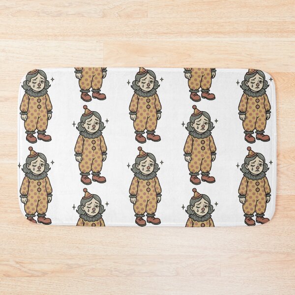 Item preview, Sad Clown Girl – Retro Clowncore Illustration designed and sold by LaPolilladPapel.