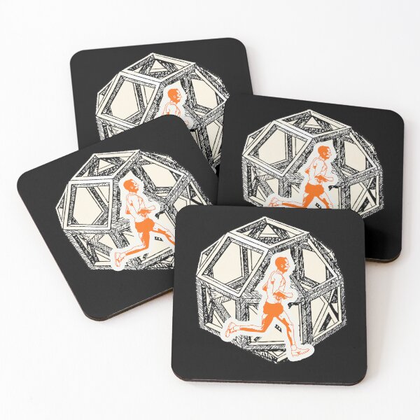 Item preview, Geometric Runner Mindful Athlete Sacred Geometry Art designed and sold by area248.