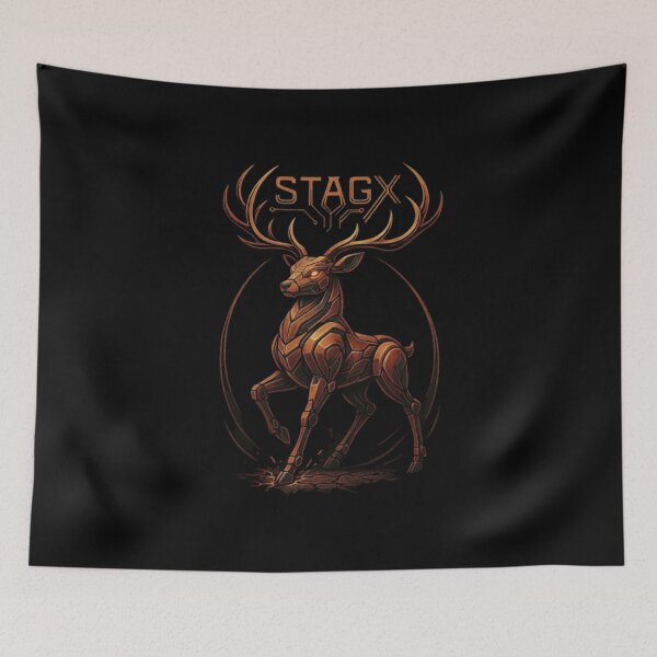 Item preview, Stagx Robotic Stag Futuristic Mech Design | Cybernetic Deer, Mechanical Alpha Beast, AI Tech Forest Guardian designed and sold by Typologystudios.