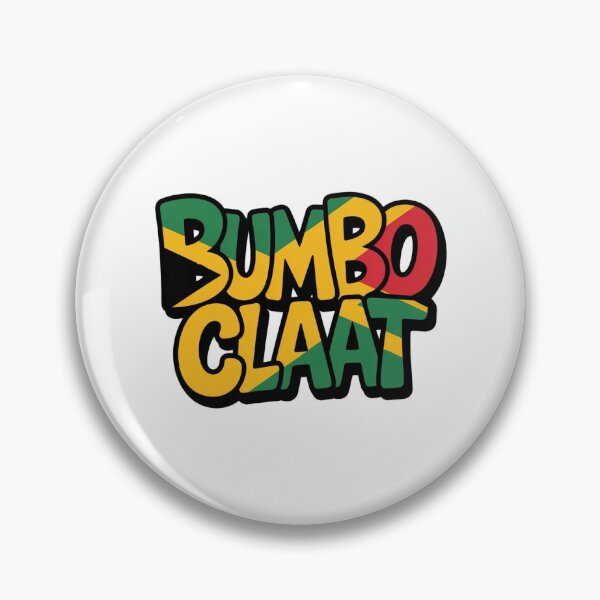 Artikelvorschau, Bumboclaat – Jamaikanischer Slang, Fettdruck-Typografie-Design entworfen und verkauft von JamRock-Designs.