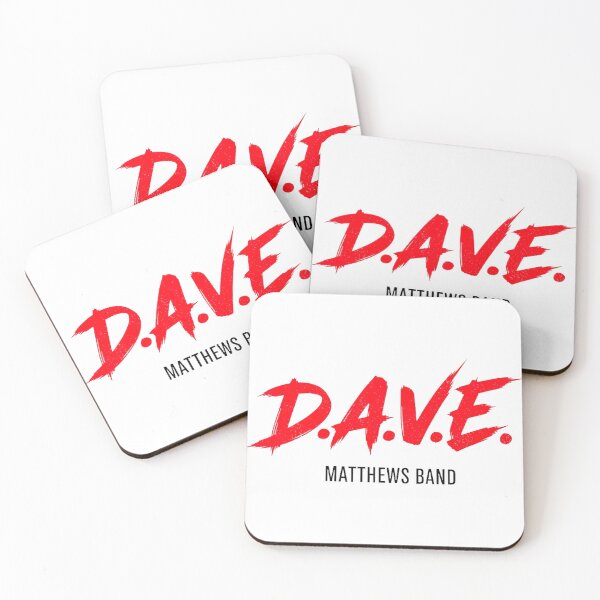 Item preview, D.A.V.E. Red Brush Logo Tee – Edgy Rock Inspired Streetwear T-Shirt designed and sold by Pollock.