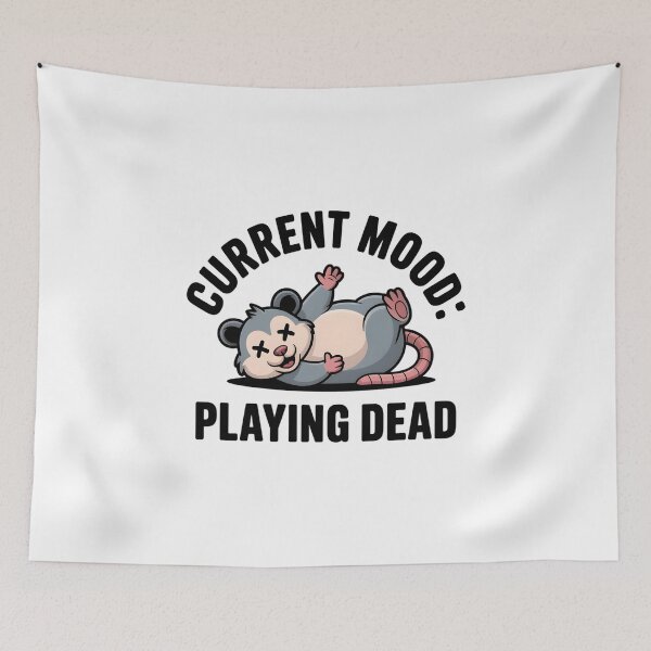 Item preview, Relatable Introvert Possum Playing Dead Decal designed and sold by Mr-wow.