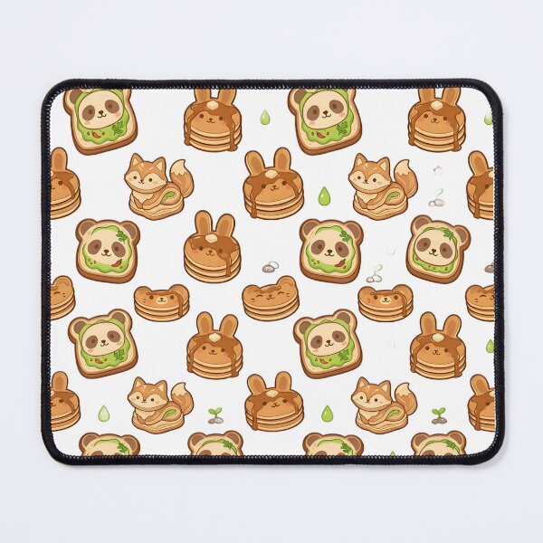 Item preview, Kawaii Animal Pancakes Cute Breakfast Pattern designed and sold by RADesignHub.