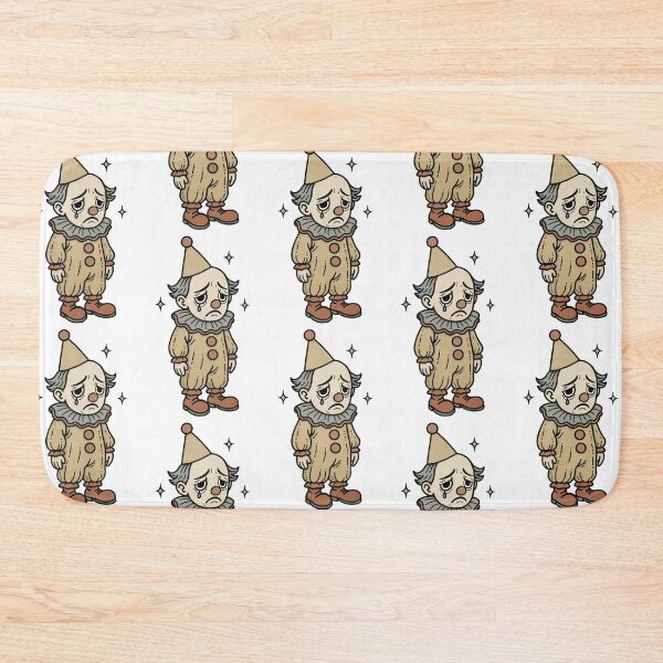 Item preview, Sad Clown – Vintage Retro Clowncore Character designed and sold by LaPolilladPapel.